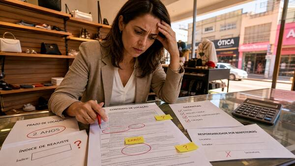 5 Erros Comuns em Contrato de Locação Comercial que Podem Custar Caro